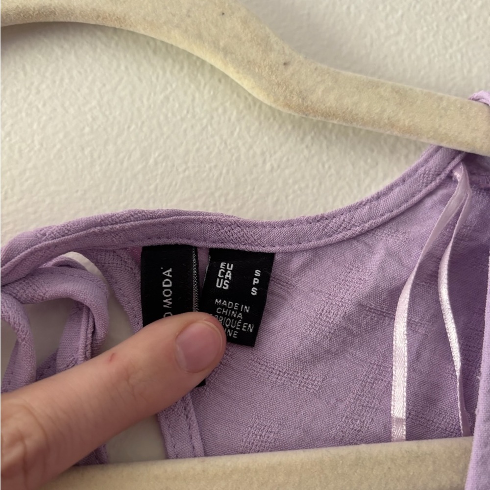 Vero Moda Lavender Puff-Sleeve Maxi Dress - Picture 3 of 3